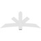 Ekena Millwork Alberta Architectural Grade PVC Gable Bracket, 72"W x 30"H x 2"D x 6"F, 10/12 Pitch GBP072X30X0206ALB00 - alternate 5